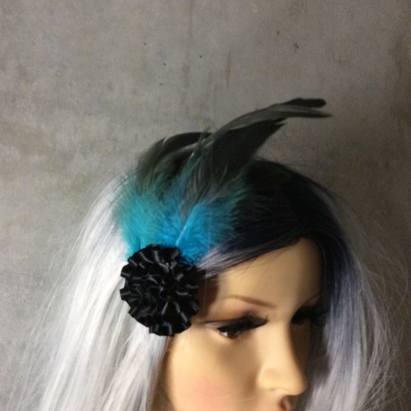 🎀 2X (3PC:SET) GOGO FEATHER TWIN PAIR COVER UP BURNINGMAN STYLE DANCER FESTIVAL - Picture 6 of 7